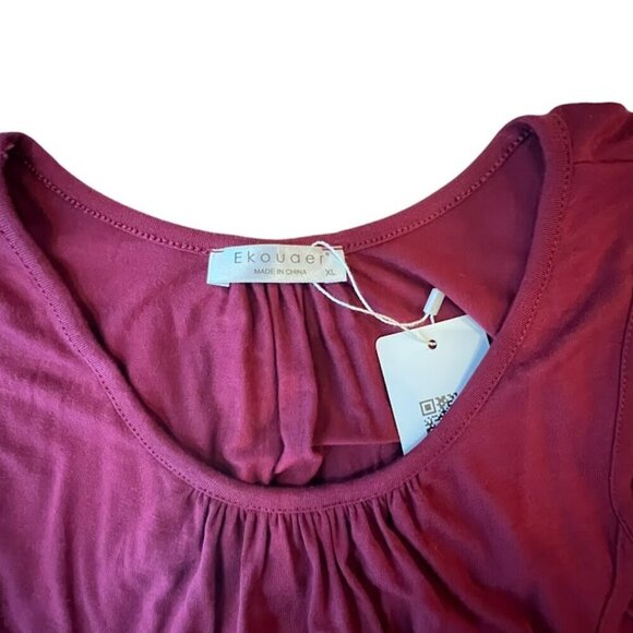 Burgundy Maternity & Nursing Tank NWT Size XL - Picture 4 of 4